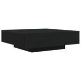 Coffee Table Black Oak 100 x 100 x 31 cm Engineered Wood 863008