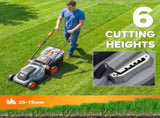 Outsunny 1800W Electric Lawnmower with 40cm Cutting Width, Mulching Feature, 50L Grass Collection T3398P549144