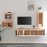 TV Cabinets 5 pcs Solid Wood Pine 3100259