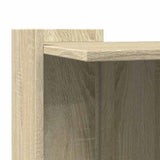 Cat Litter Box Enclosure Sonoma Oak 53x53x51 cm Engineered Wood 857753