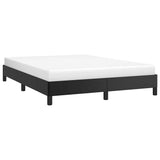 Bed Frame without Mattress Black 137x190 cm Full Faux Leather 346932