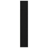 Bookshelf 3 pcs Black Oak 36 x 30 x 143 cm Engineered Wood 3333046