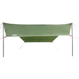 Camping Tarp Green 430x380x210 cm Waterproof 94682