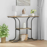 Console Table Sonoma Oak 101 x 35 x 80.5 cm Engineered Wood 868470