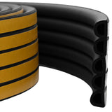 Self-Adhesive Window Seal Black 14 x 12 mm 100 m EPDM Foam 42038197