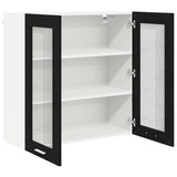 Hanging Cabinet Black Oak 80 x 31 x 80 cm Engineered Wood 884323