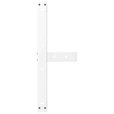 Coffee Table Legs T-Shaped 2 pcs White 70x25x cm Steel 4013017