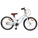 Kids Bike 20 Inches for 6-11 Years Old White 42009591