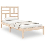 Bed Frame without Mattress Solid Wood 75x190 cm Small Single 3105910