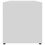 TV Cabinet White 80x34x36 cm Engineered Wood 801850