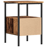 Bedside Cabinets 2 pcs Old Wood 34x36x50 cm Engineered Wood 857263
