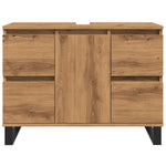 ZNTS Bathroom Sink Cabinet Artisan Oak 80x33x60 cm Engineered Wood 857239