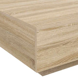 Coffee Table Sonoma Oak 80x80x31 cm Engineered Wood 836583