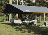 Camping Tarp Orange 460x305x210 cm Waterproof 94690
