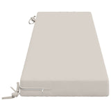 2-Piece Bench Cushions SOEST 2 pcs 100% Polyester White 949899