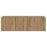 Wall Mounted TV cabinets 3 pcs Artisan Oak Engineered Wood 3328966