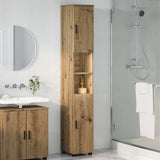 Bathroom Cabinet with Storage Artisan Oak 30 x 35 x 192 cm 883343