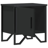 Bedside Cabinets 2 pcs Black 40x30x40 cm Engineered Wood 848515