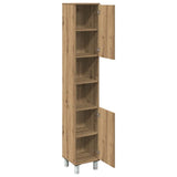 Bathroom Cabinet Artisan Oak 30x30x179 cm Engineered Wood 856141