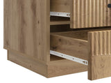 Bedside Cabinet Artisan Oak 43 x 41 x 63.5 cm Engineered Wood 895254
