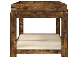 Bunk Bed for Kids Smoked Oak 80 x 200 cm Engineered Wood 3410527