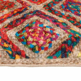 ZNTS Rug Washable Multicolour 80x150 cm Anti Slip 136585