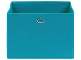 Storage Boxes 10 pcs Non-woven Fabric 28x28x28 cm Baby Blue 325233