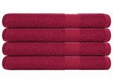 Sauna Towels "FROGN" 4 pcs Bordeaux 80x200 cm 360 gsm 136744