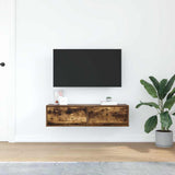 TV Cabinet Smoked oak 100 x 31 x 25.5 cm Engineered wood 861530