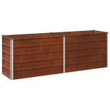 Raised Garden Bed Rusty 160 x 40 x 55 cm corton 8006248