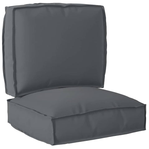 Pallet Cushion Set 2 pcs Anthracite 50 x 50 x 12 cm 3329039