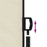Retractable Side Awning Cream 180x1200 cm 4004835