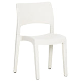 Garden Chairs 2 pcs White Polypropylene 317726
