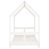 Kids Bed Frame White 80x160 cm Solid Wood Pine 835725