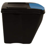 Stackable Dustbins 3 pcs Anthracite 75 L 316184