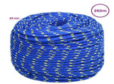 Multipurpose Utility Rope 8 mm 250 m Blue PP 420 kg Max Load 3473139