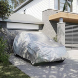 Car Cover for SUV with Buckle Straps Full Silver L PEVA 4008956