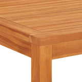 Garden Dining Set Natural Teak Solid Teak Wood 6 Seater Durable 3157188