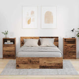 Bedside Tables 2 pcs Old Wood 40 x 30 x 467 cm Engineered Wood 888924