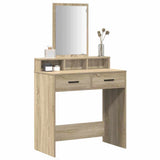 Dressing Table Sonoma Oak 79 x 41 x 140 cm Engineered Wood 865138