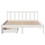 Bed Frame without Mattress White 120x190 cm Small Double Solid Wood Pine 3301464