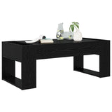 Coffee Table Black Oak 110 x 50 x 41 cm Engineered Wood 8000157