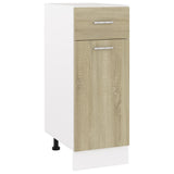 Drawer Bottom Cabinet Lyon Sonoma Oak 30x46x81.5 cm Engineered Wood 801207
