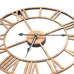 ZNTS Wall Clock Metal 40 cm Golden 283860