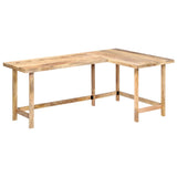 Desk 180x120x76 cm Solid Mango Wood 247905