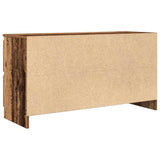 TV Cabinet Old Wood 100x35x54 cm Engineered Wood 861812