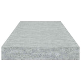 Floating Wall Shelves 4 pcs Concrete Grey 60x23.5x3.8 cm MDF 326599