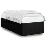 Bed Frame without Mattress Black 90x190 cm Single Fabric 3284696