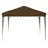 Pop-up Party Tent 288 x 288 x 245 cm Taupe Oxford Fabric 42019751