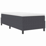 Platform Bed Frame Dark Grey 80 x 200 cm Fabric 3337378